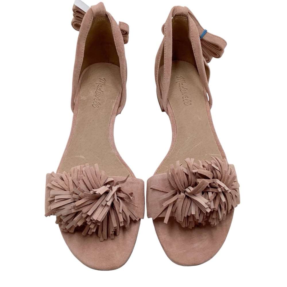 🆕{Madewell} Kaia PomPom Ankle Wrap Sandals